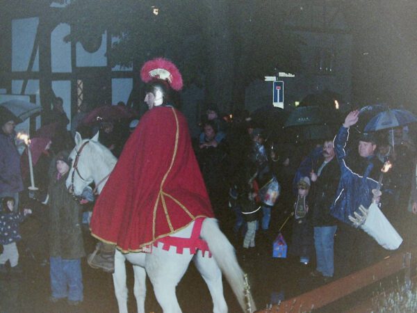 St. Martin auf seinem Pferd in Lauthausen