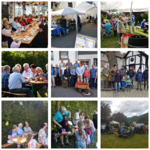 Collage mit Abbildungen von verschiedenen Aktivitäten in Hennef-Lauthausen
