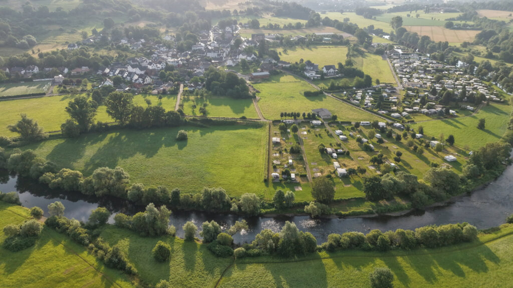 Hennef-Lauthausen von oben